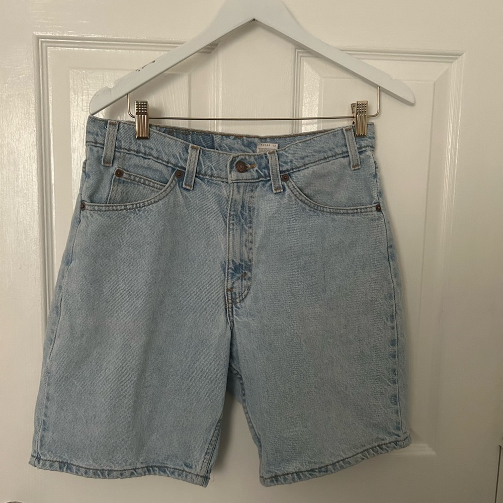 Levi's Light Wash Denim Jean Shorts
